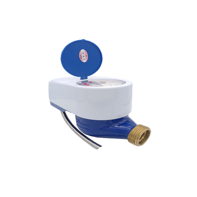 Wired valve controlled water meter